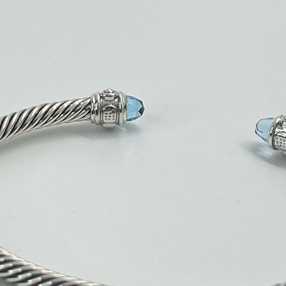 David Yurman Renaissance Blue Topaz Bracelet with 18K Yellow Gold - Picture 13 of 15